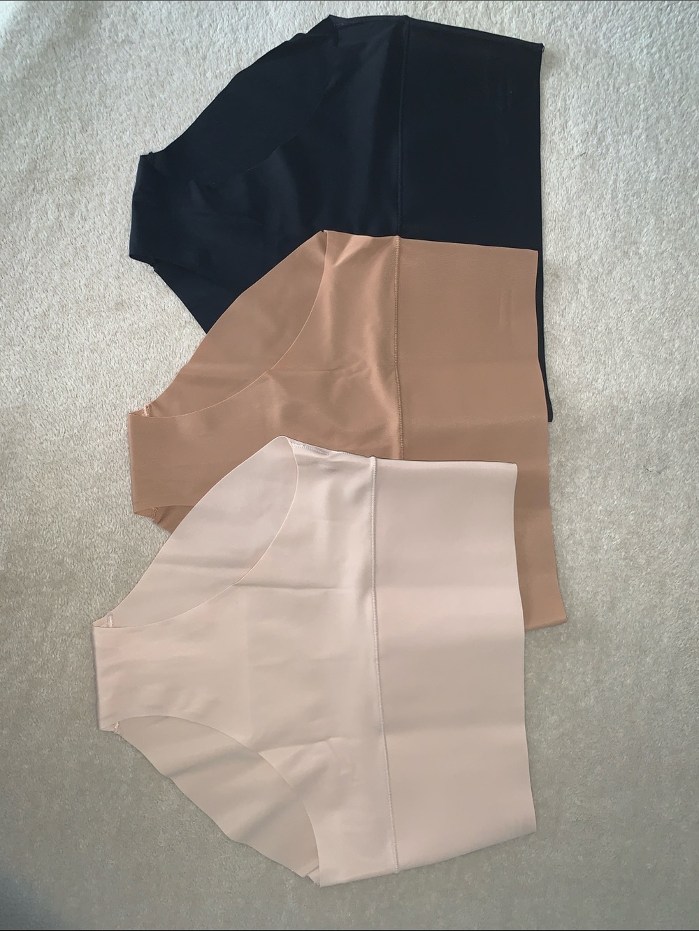 Seamless High-Waist Shaping Briefs - Black, Nude & Blush (3-Pack)